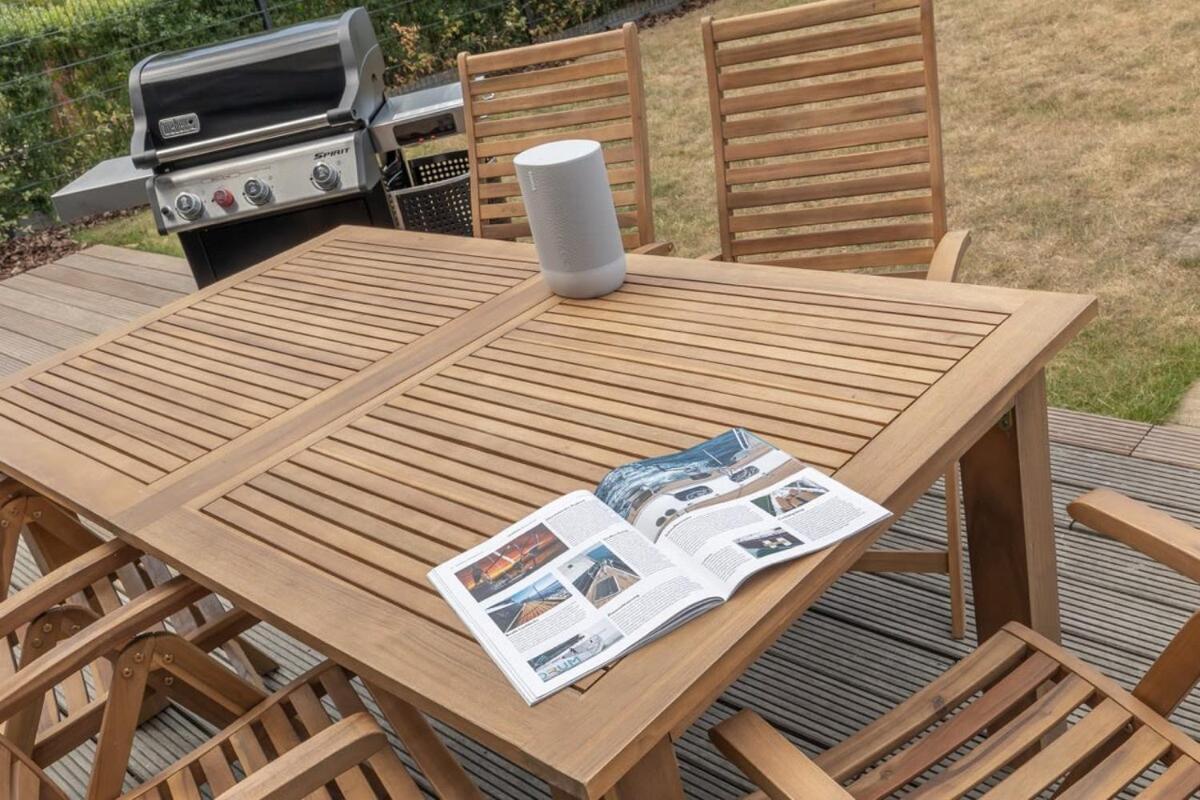 Luxus Meerblick Strand & Sauna & Garten & Heimkino Glowe Esterno foto